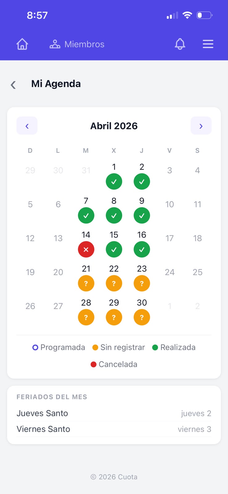 Mi agenda